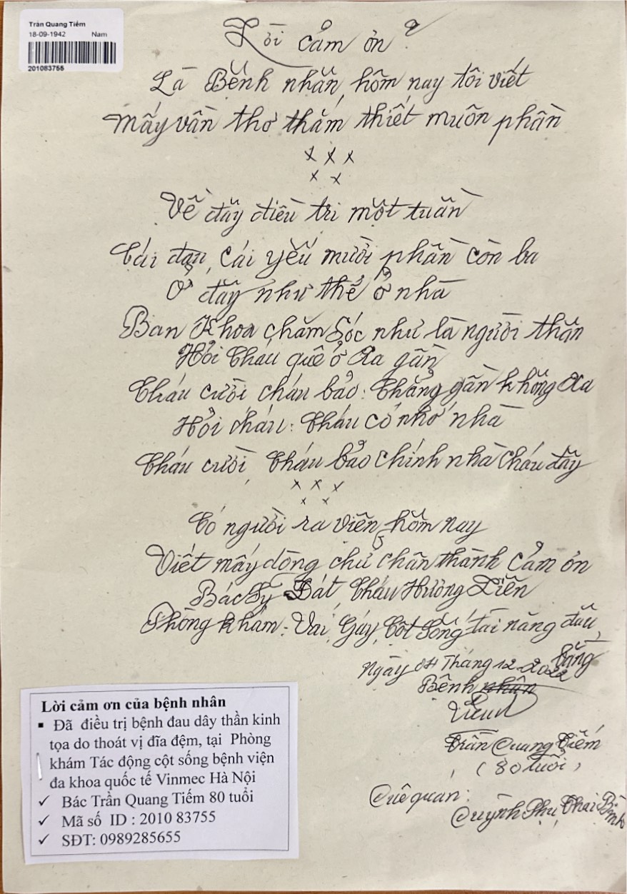 Bác Trần Quang Tiếm